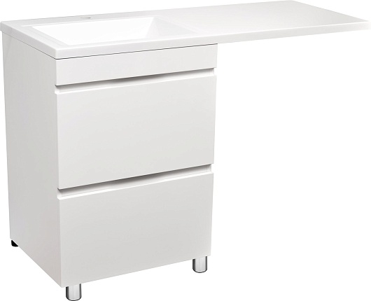 Stella Polare Тумба с раковиной под стиральную машину Мадлен Памелла 120 L белая – картинка-3